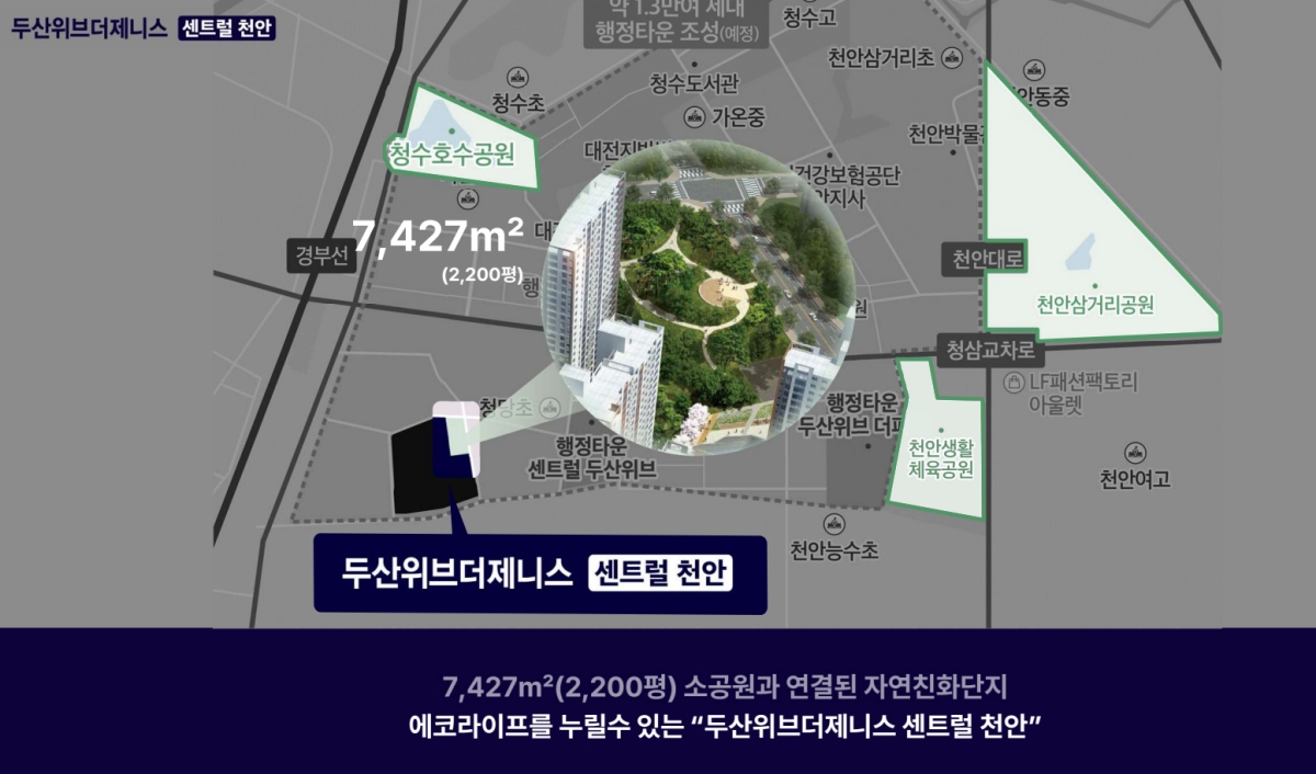 천안 두산위브더제니스 입지환경